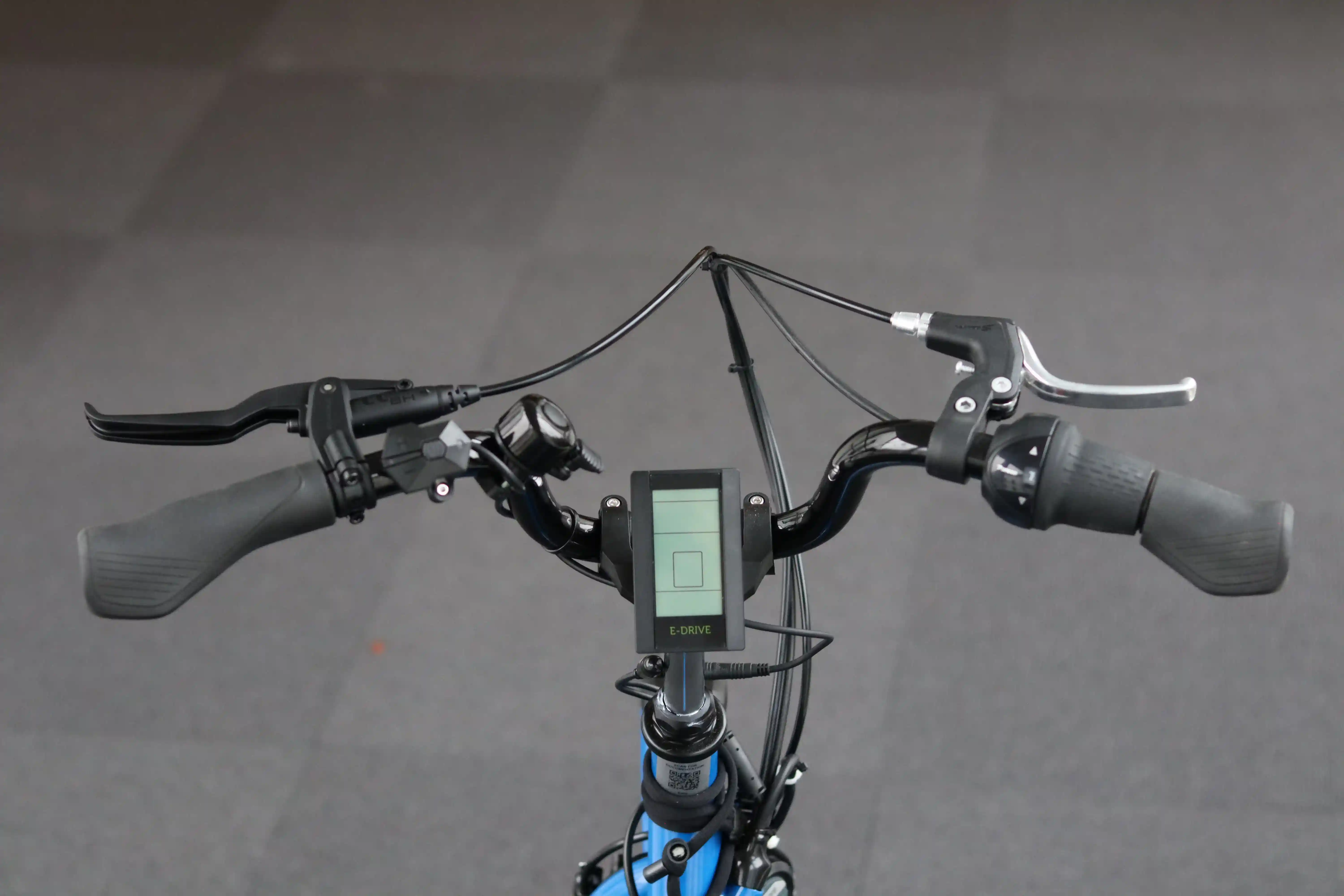 Example close-up of bike steering details